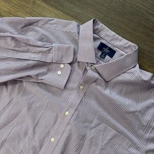 Buttoned Down Men's Button Down Shirt Multicolor Plaid Sz‎ 19x37 Professional